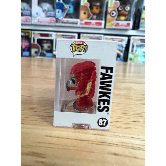 RARE CHASE BITTY FAWKES 1" Funko Pop #87 Harry Potter Wizarding World Phoenix - Picture 4 of 6
